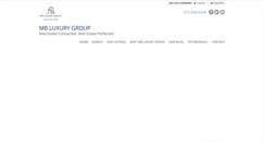 Desktop Screenshot of mbluxurygroup.com